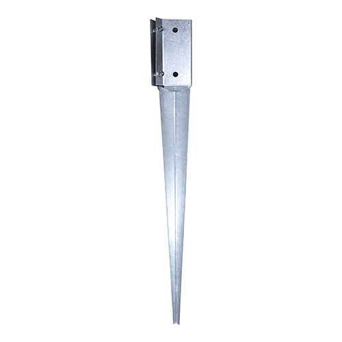 Drive in Post Spike Bolt Secure Hot Dipped Galvanised - 50 x 450mm