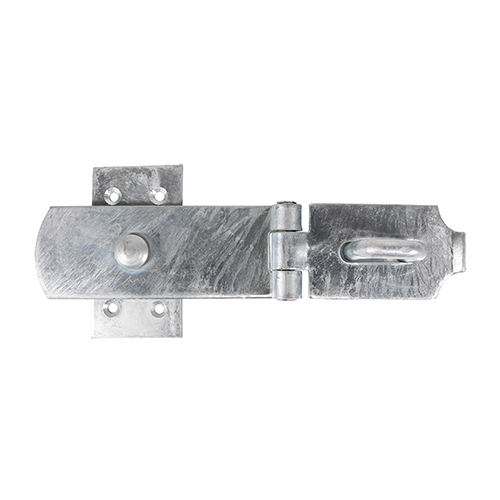 Heavy Duty Swivel Pattern Hasp & Staple Bolt On Hot Dipped Galvanised - 8"