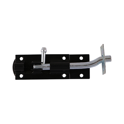 Necked Tower Bolt Black - 8"