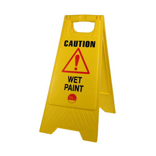 Caution Wet Paint A-Frame Safety Sign  - 610 x 300 x 30