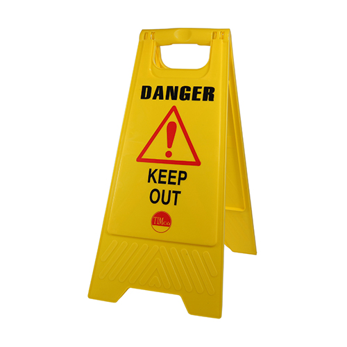 Danger Keep Out A-Frame Safety Sign  - 610 x 300 x 30