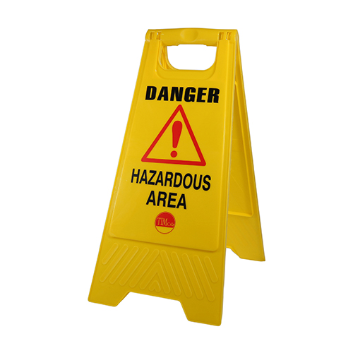 Danger Hazardous Area A-Frame Safety Sign  - 610 x 300 x 30