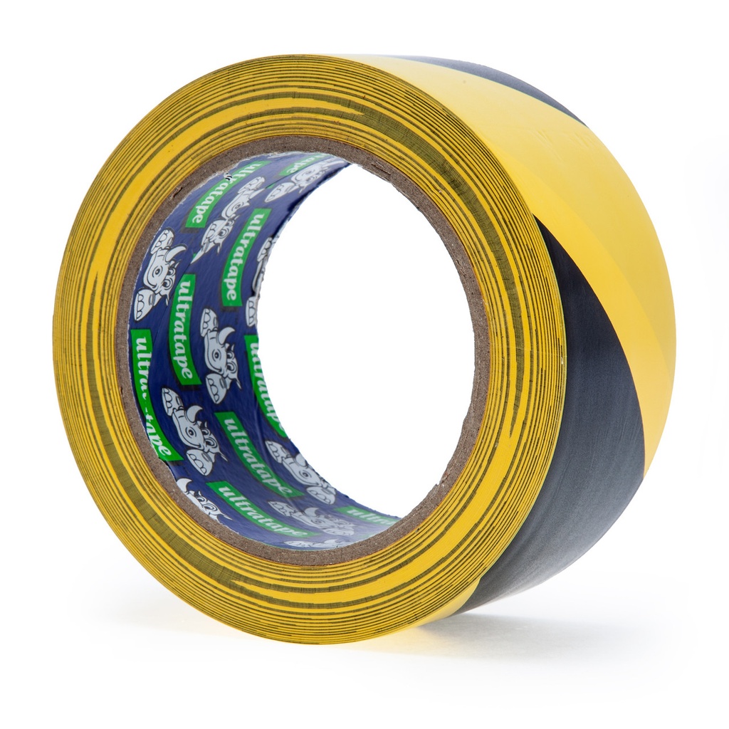 00225033BYUL BLACK/YELLOW HAZARD TAPE 50MM X 33M