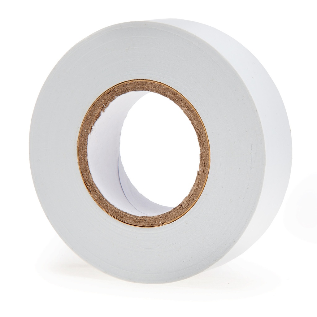 00351920WH WHITE ELECTRICAL PVC TAPE 19MM X 20M