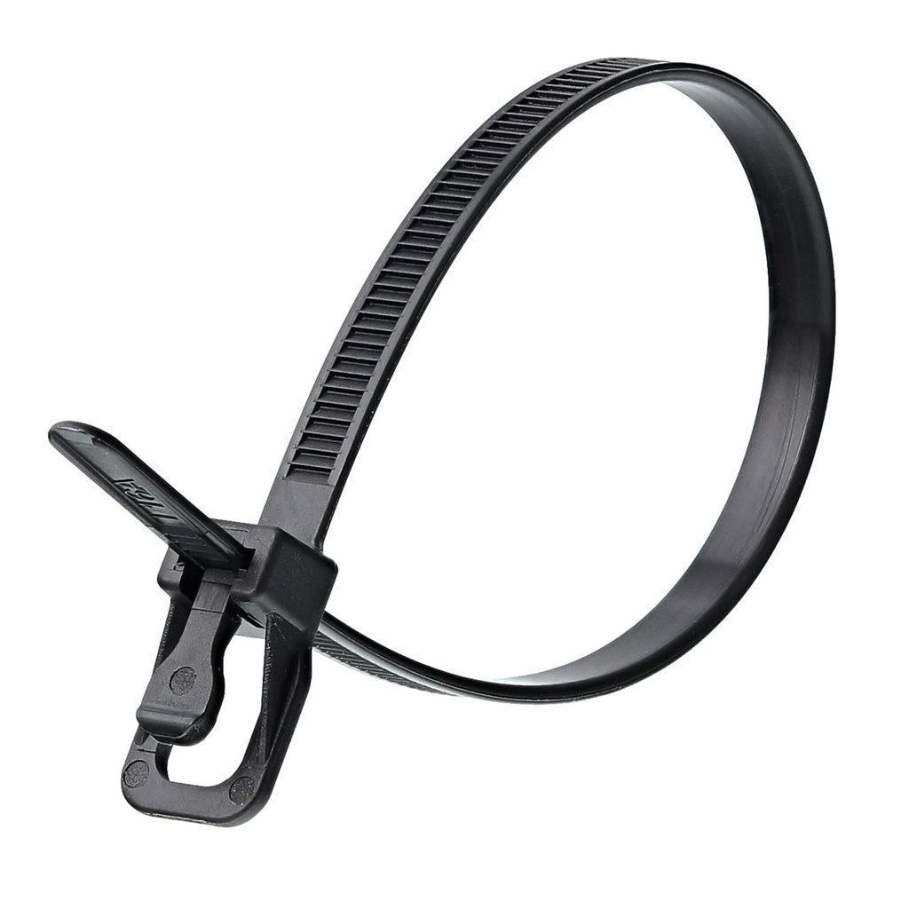 EVT-SO8BK-TA EVERYTIE RELEASABLE BLACK 4.8X203MM (100 PK)