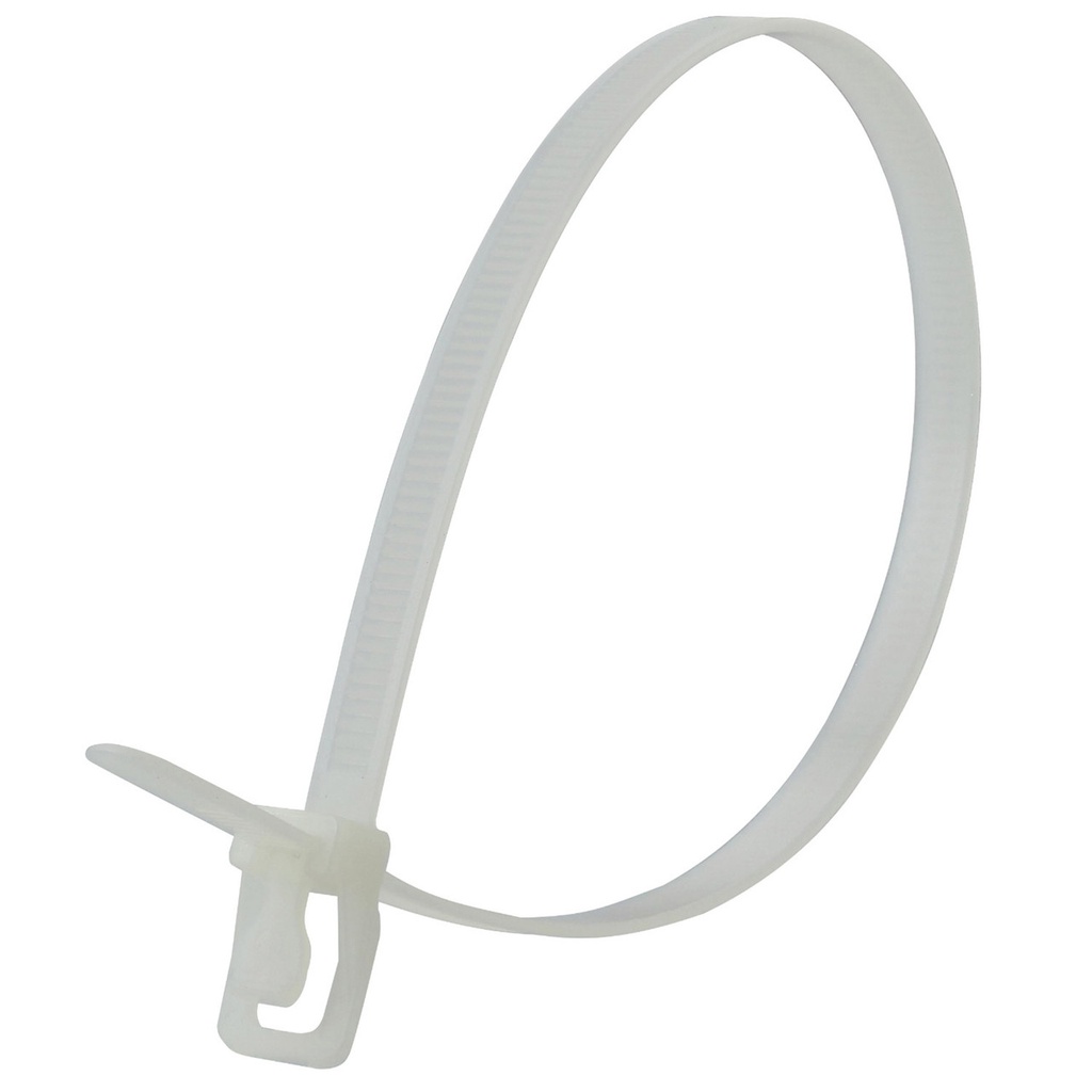 WKT-S24NL-TA WORKTIE RELEASEABLE NATURAL 7.6X600MM (100 PK)