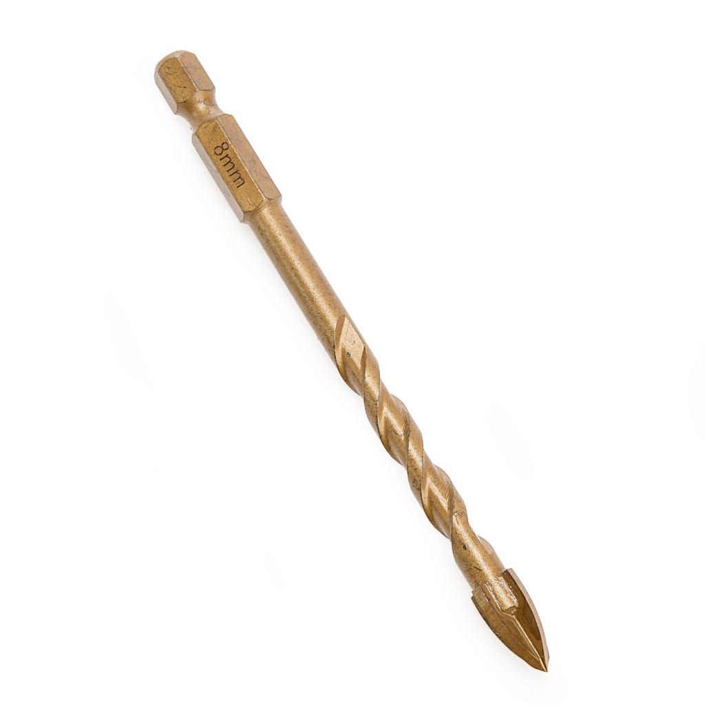 DBG080 4 POINT DRILL BIT FOR GLASS & TILE 8MM X 100MM