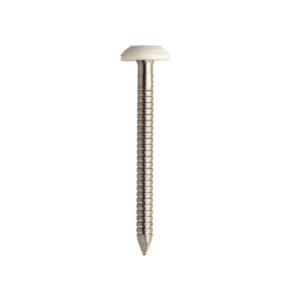 65MM x 3.35 WHITE POLY HEAD PIN A4/316  