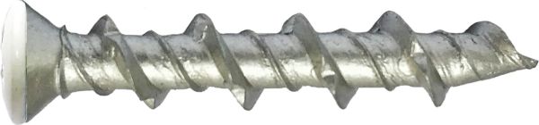 WALL SCREW 5MM X 32MM CSK WHITE         