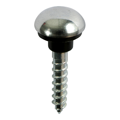 Mirror Screws Dome Head Chrome - 8 x 1 1/2