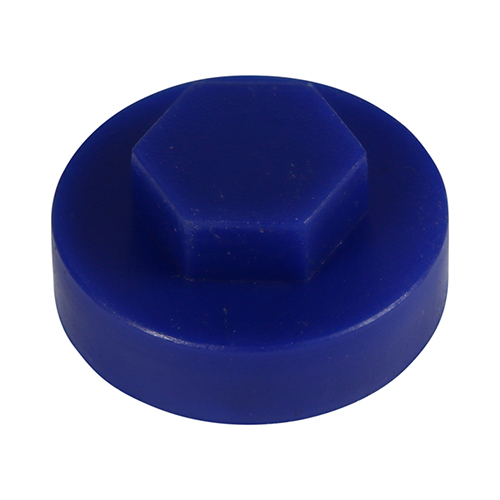 Hex Head Cover Caps Ultra Marine - 19mm