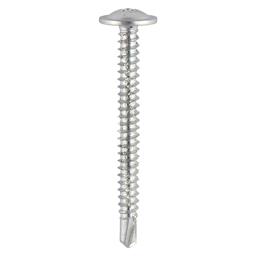 Baypole Screws Wafer Flange PH Self-Drilling Point Zinc - 4.8 x 80
