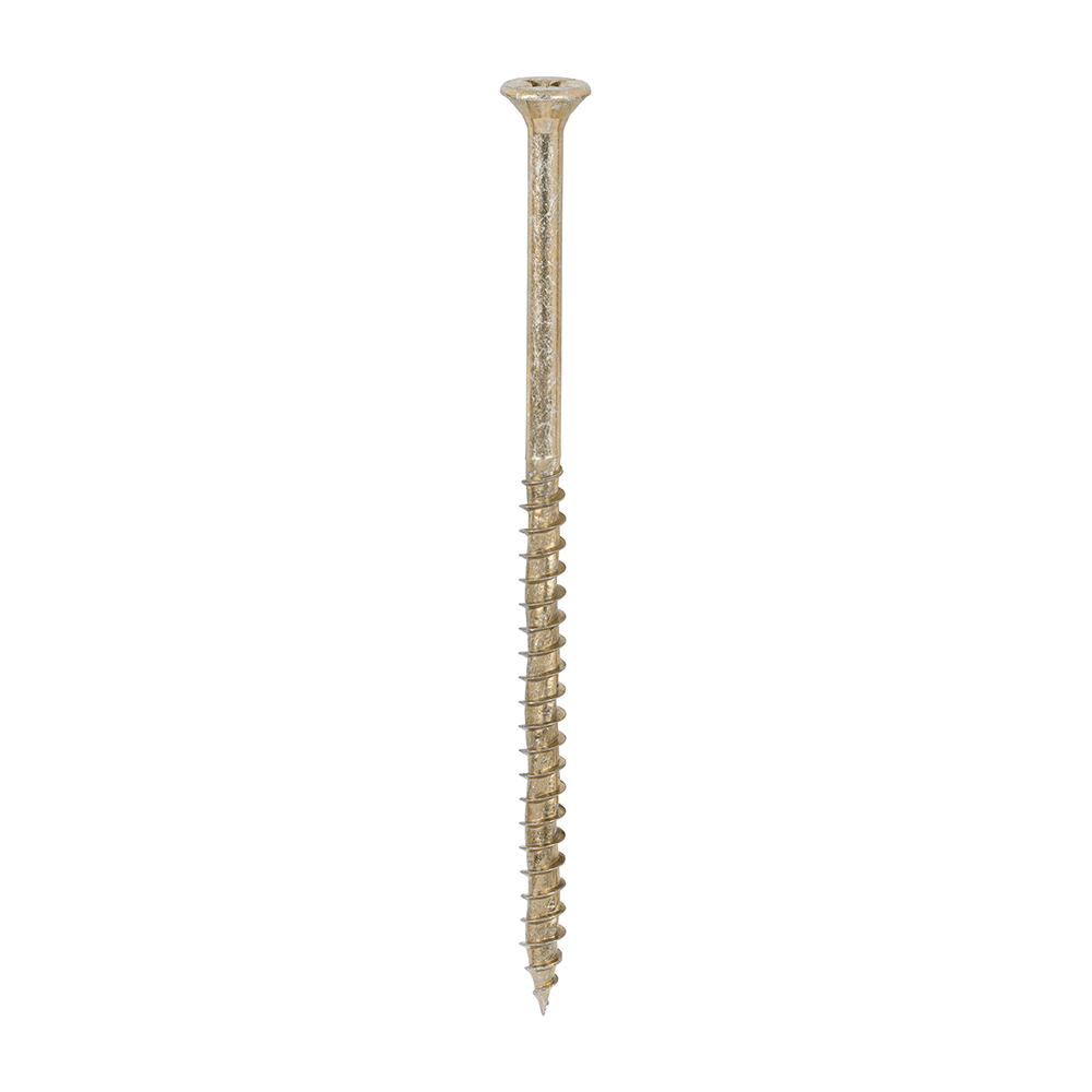 Velocity Premium Multi-Use Countersunk Gold Woodscrews - 5.0 x 100