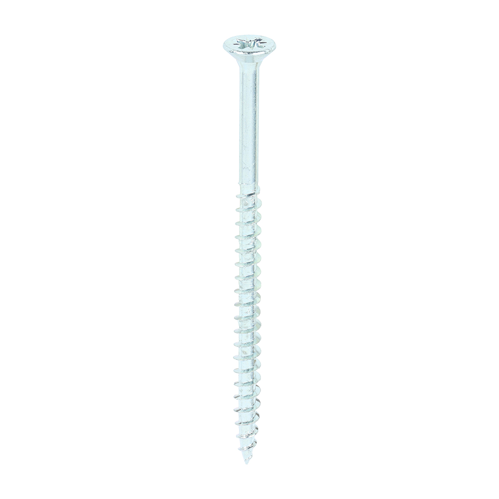 Solo Countersunk Silver Woodscrews - 6.0 x 100