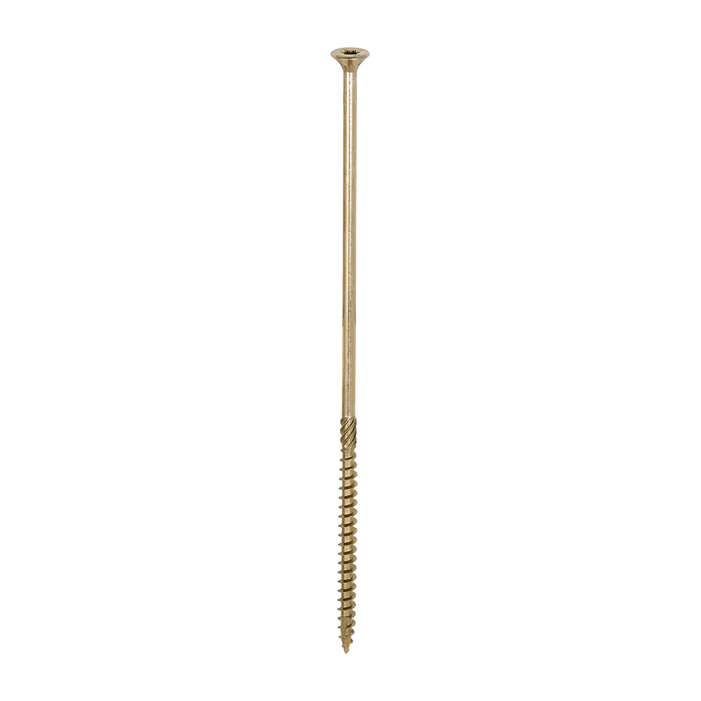 C2 Clamp-Fix Multi-Purpose Premium Countersunk Gold Woodscrews - 6.0 x 200