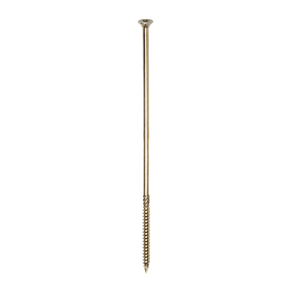 C2 Clamp-Fix Multi-Purpose Premium Countersunk Gold Woodscrews - 8.0 x 275