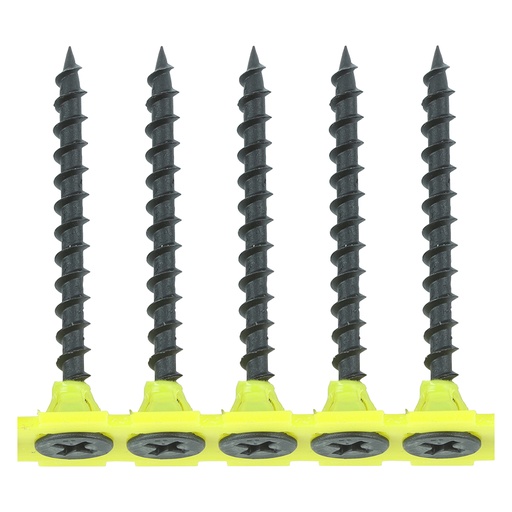 [TIM100062] Collated Drywall Coarse Thread Bugle Head Black Screws - 3.5 x 45