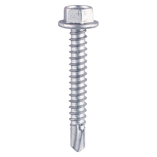 [TIM100257] Self-Drilling Light Section Silver Screws - 10 x 5/8