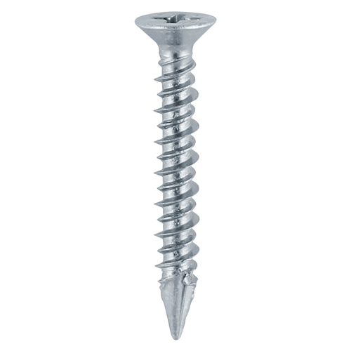 [TIM100415] Window Fabrication Screws Countersunk PH High-Low Thread Slash Point Zinc - 4.8 x 25