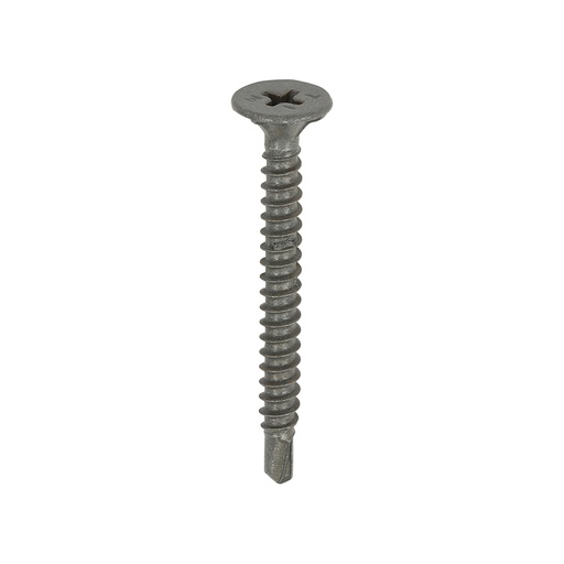 [TIM100629] Self-Drilling Cement Board Countersunk Exterior Silver Screws - 4.2 x 42