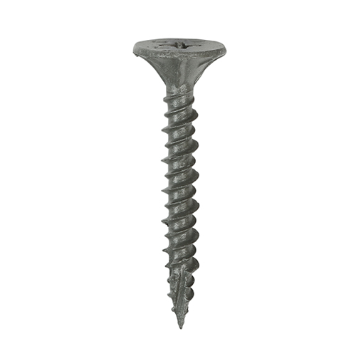 [TIM100630] Twin-Cut Cement Board Countersunk Exterior Silver Screws - 4.2 x 32