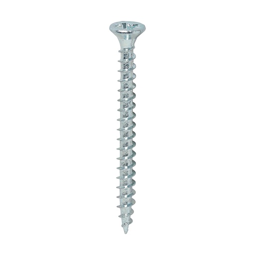 [TIM100762] Solo Countersunk Silver Woodscrews - 3.5 x 40
