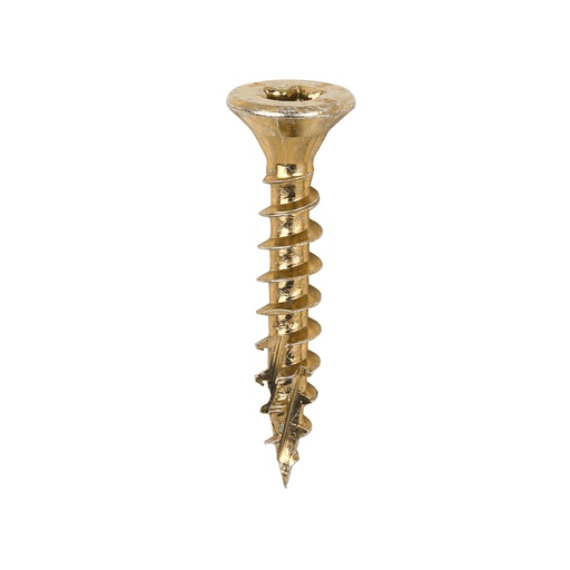 [TIM100802] C2 Clamp-Fix Multi-Purpose Premium Countersunk Gold Woodscrews - 4.0 x 25