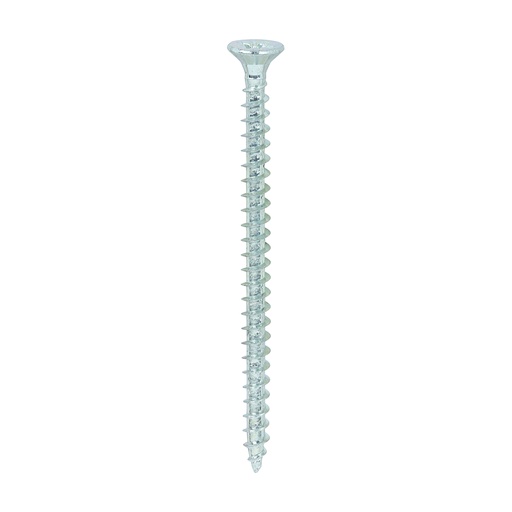 [TIM100928] Solo Countersunk Silver Woodscrews - 4.0 x 60