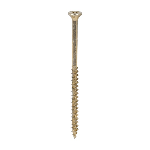 [TIM100939] Velocity Premium Multi-Use Countersunk Gold Woodscrews - 4.0 x 70