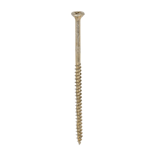 [TIM100945] Solo Countersunk Gold Woodscrews - 4.0 x 80