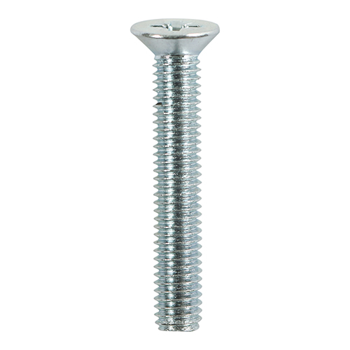 [TIM100953] Machine Countersunk Silver Screws - M4 x 12