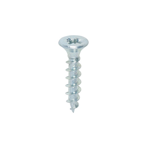 [TIM101063] Solo Countersunk Silver Woodscrews - 5.0 x 25