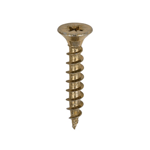 [TIM101073] Solo Countersunk Gold Woodscrews - 5.0 x 30