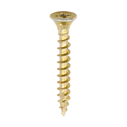 [TIM101083] C2 Strong-Fix Multi-Purpose Premium Countersunk Gold Woodscrews - 5.0 x 40