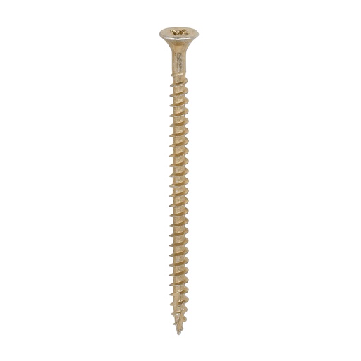 [TIM101185] C2 Strong-Fix Multi-Purpose Premium Countersunk Gold Woodscrews - 5.0 x 80