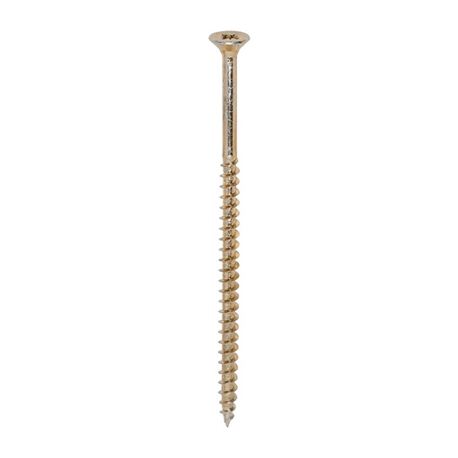 [TIM101225] Solo Countersunk Gold Woodscrews - 5.0 x 100
