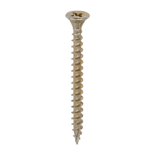 [TIM101306] C2 Strong-Fix Multi-Purpose Premium Countersunk Gold Woodscrews - 6.0 x 70