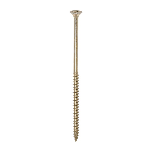 [TIM101353] Classic Multi-Purpose Countersunk Gold Woodscrews - 6.0 x 130