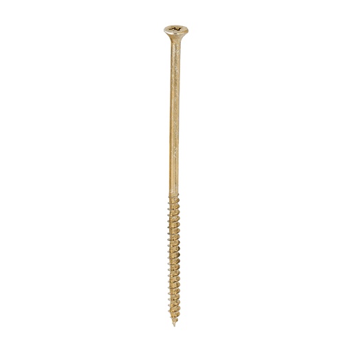[TIM101364] Solo Countersunk Gold Woodscrews - 6.0 x 150