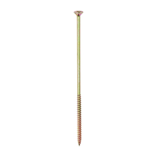 [TIM101373] Solo Countersunk Gold Woodscrews - 6.0 x 180
