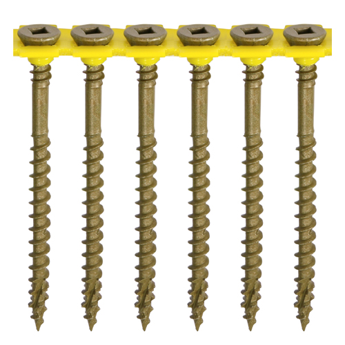 [TIM101417] Collated C2 Deck-Fix Premium Countersunk Green Decking Screws - 4.5 x 65