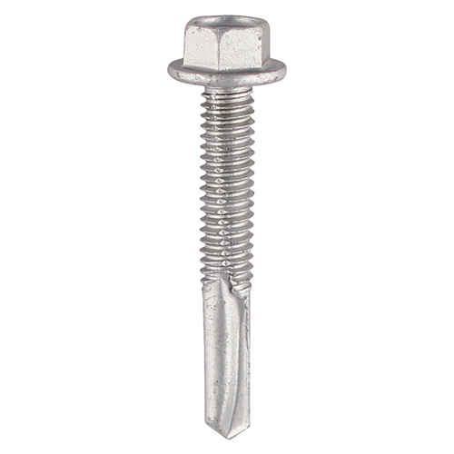 [TIM101581] Self-Drilling Heavy Section Screws Exterior Silver - 5.5 x 38