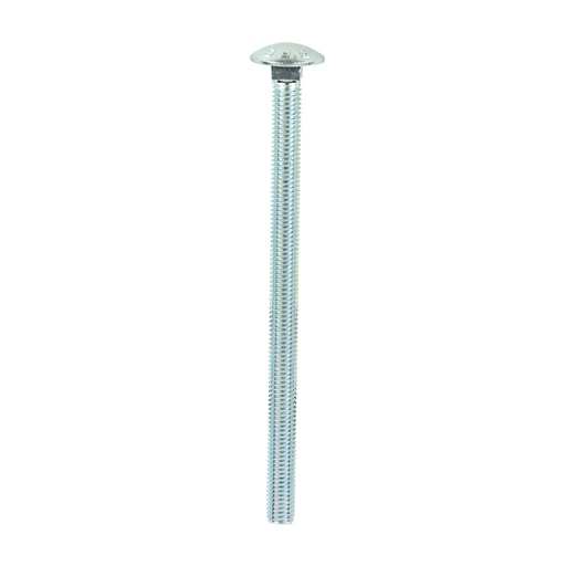 [TIM110217] Carriage Bolts DIN603 & Hex Full Nuts DIN934 Silver - M8 x 130
