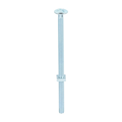 [TIM110240] Roofing Bolts & Square Nuts Silver - M8 x 160