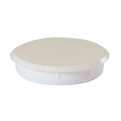 [TIM170254] Hinge Hole Cover Caps White - 35mm