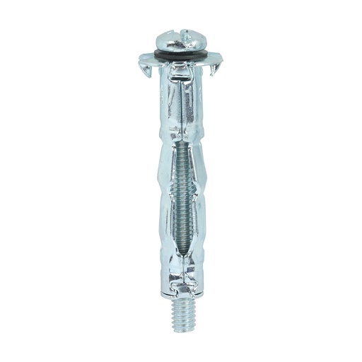 [TIM110746] Metal Cavity Anchors Silver - M4 x 38 (45mm Screw)