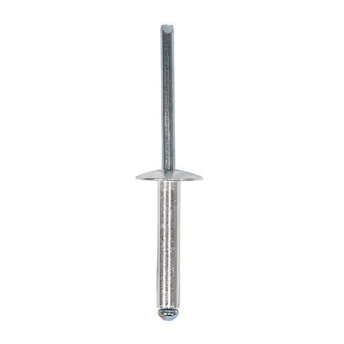 [TIM110942] Rivets Flange Head Aluminium - 4.8 x 16