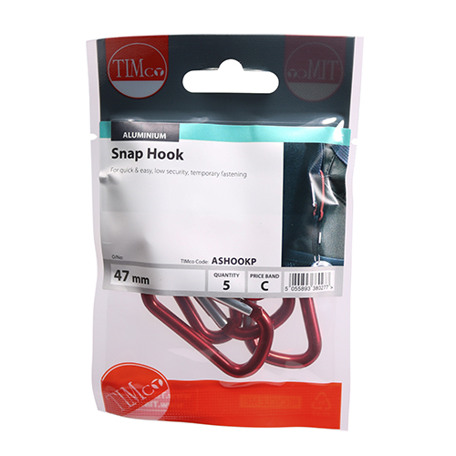 [TIM170684] Snap Hooks - Aluminium - 47mm