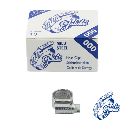 [TIM111134] Jubilee Clip Mild Steel 9.5-12mm