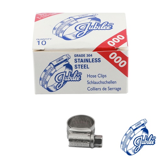 [TIM111135] Jubilee Clip Stainless Steel 9.5-12mm